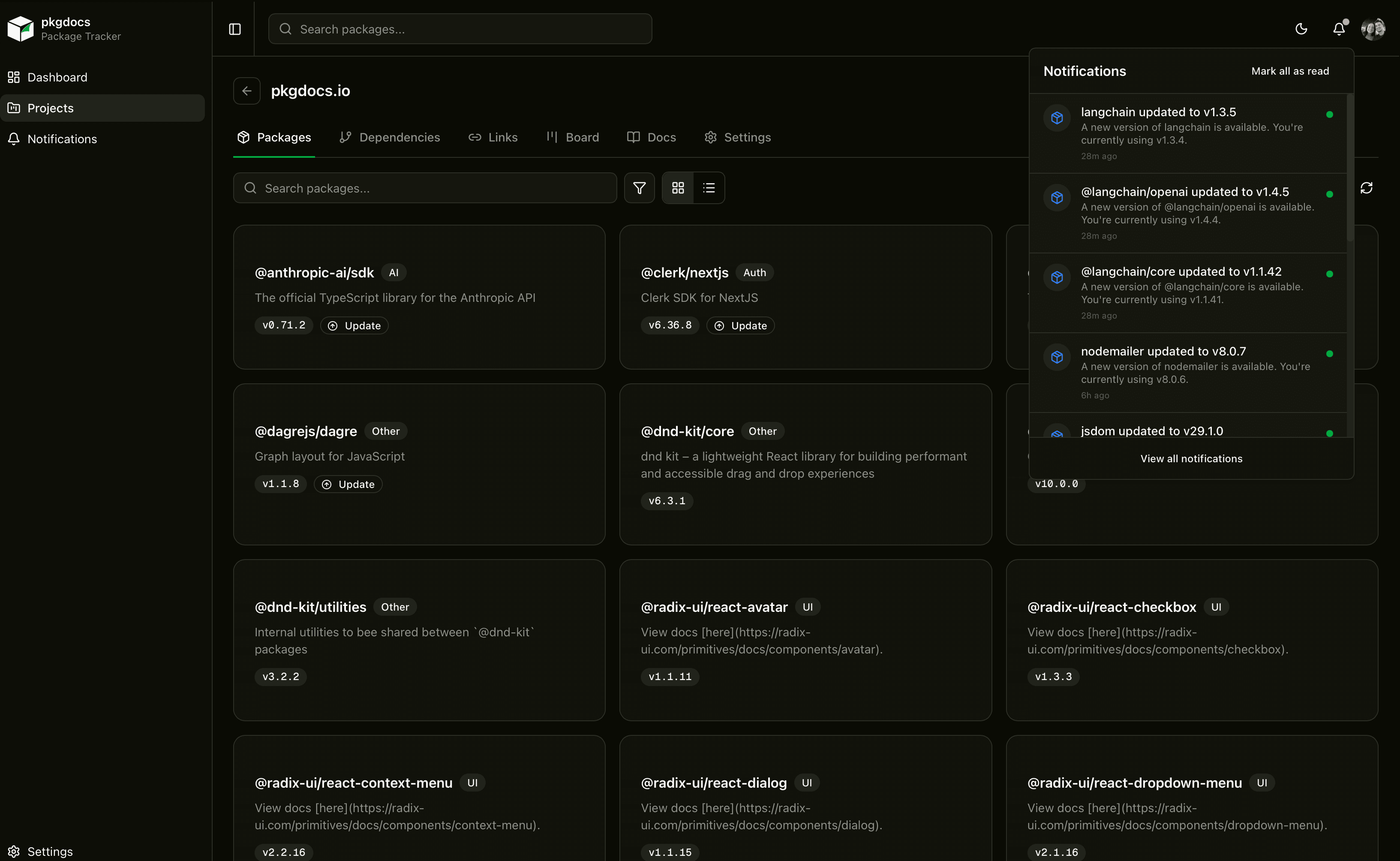 Pkgdocs preview